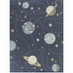 preview thumbnail 13 of 14, Mod-Tod Galaxy Orbit Space Pattern Multicolor Kids Area Rug 3'11" x 5'7" - Blue - Rectangle