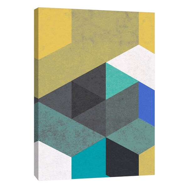 PTM Images 9-108439 PTM Canvas Collection 10" x 8" - "Re-Stacked B" Giclee Patterns and Designs Art Print on Canvas