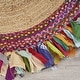 preview thumbnail 8 of 9, Ox Bay Hand-woven Jute/ Cotton Multi-colored Area Rug