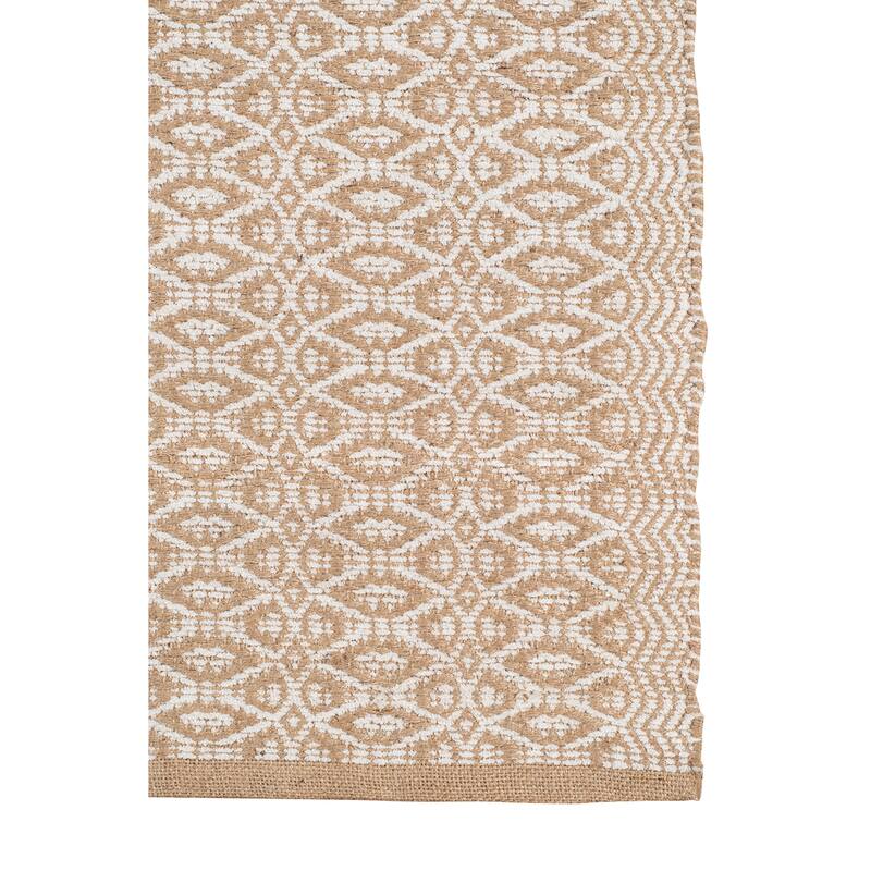 Sasha Sinae All-Natural Jute & Rayon Flatweave Area Rug
