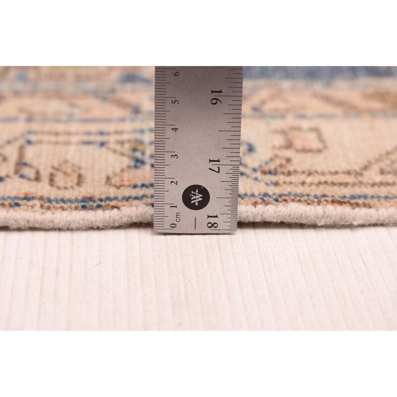 ECARPETGALLERY Hand-knotted Antalya Vintage Beige Wool Rug - 3'2 x 4'7