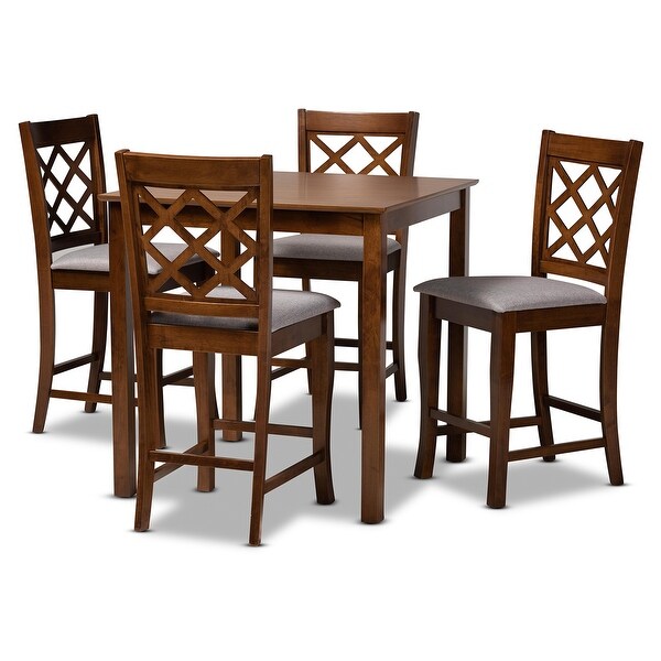 Solid wood 2025 pub table set