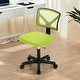 preview thumbnail 5 of 44, Office Computer Desk Chair with Wheels, Ergonomic Low-Back Mesh Rolling Work Swivel Chairs, Armless Comfortable Lumbar Support Green
