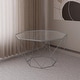 preview thumbnail 12 of 44, Malibu 29" Modern Octagon Center Coffee Table with Tempered Glass Table top & Sturdy Metal Geometric Base for Living Room Office