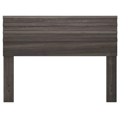Farmhouse Headboard in Wood Finish