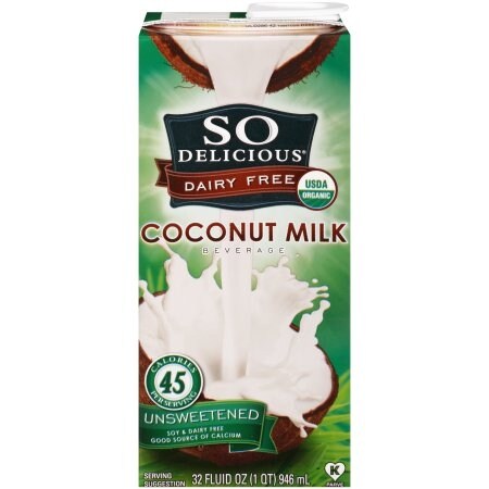 So Delicious Coconut Milk Beverage - Unsweetened - Case of 12 - 32 Fl oz.