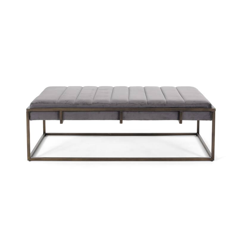 Elegant Design Ottoman with Velvet ,suit a variety of stylish home Settings