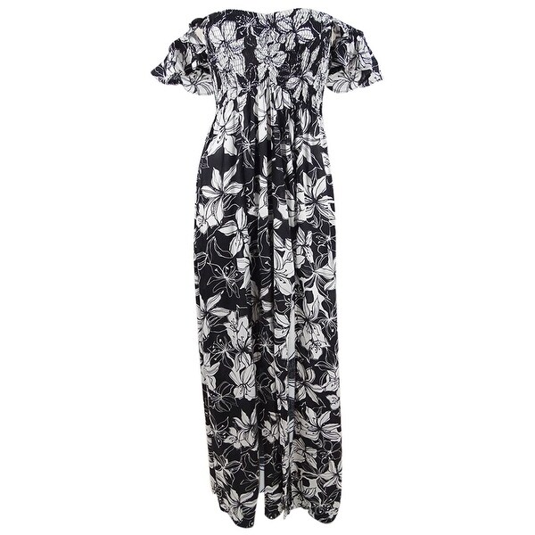plus size floral maxi