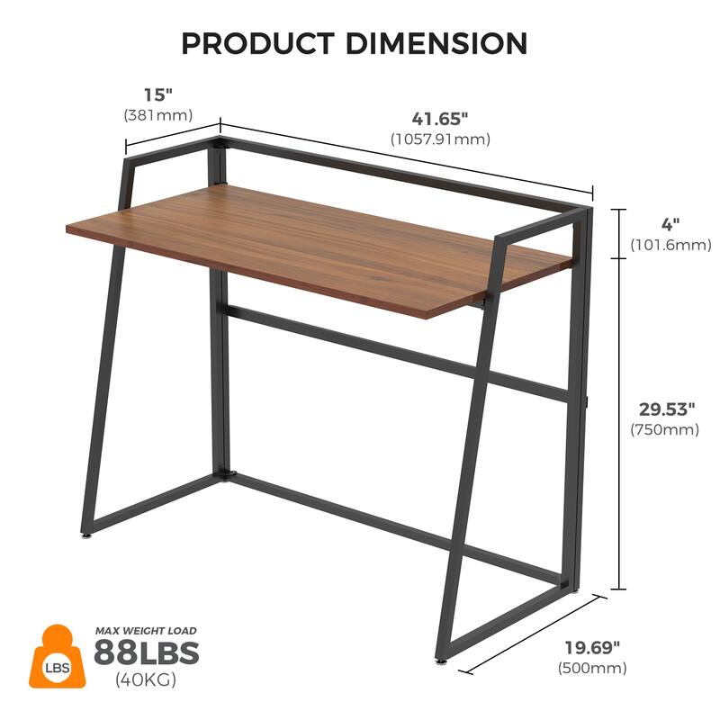 Eureka Ergonomic No Assembly Folding Desk