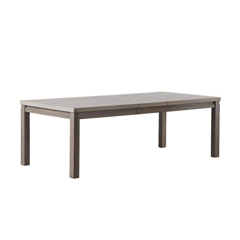 Gris Dining Table, Dual-Tone Gray, Rectangular 90 Inch Top - Gray, Stone Gray