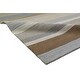 preview thumbnail 4 of 7, One of a Kind Hand-Tufted Modern & Contemporary 5' x 8' Stripe Wool Multi Rug - 5'1"x7'11"