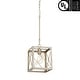 preview thumbnail 37 of 37, Acroma 1-light Farmhouse Rustic Rectangle Kitchen Island Pendant Light - 8 inches