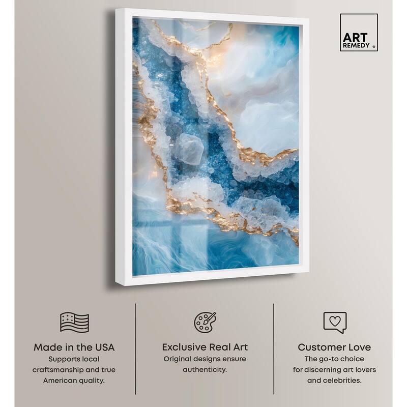 Molten Topaz I Shadowbox by Art Remedy