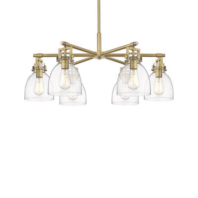 Innovations Lighting 411-6CR-16-26 Newton Bell Chandelier Newton Bell