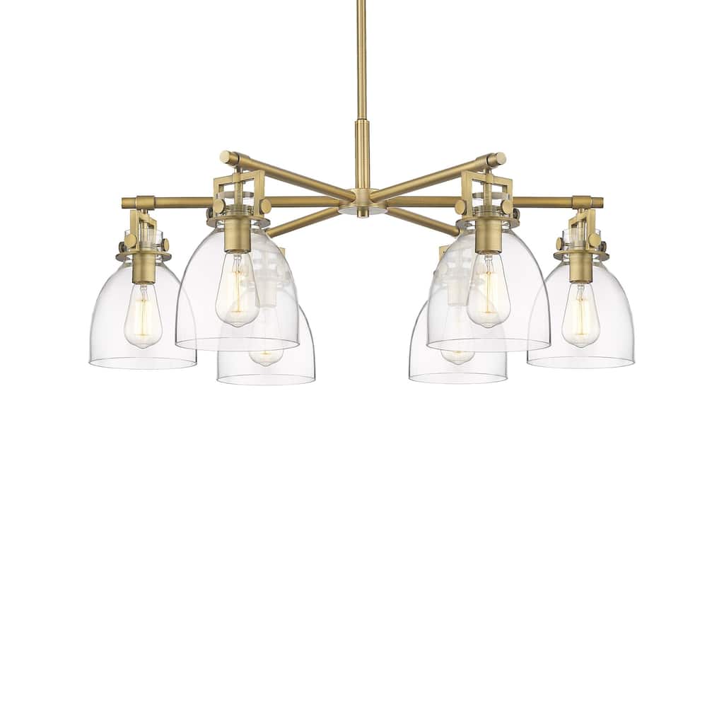 Innovations Lighting 411-6CR-16-26 Newton Bell Chandelier Newton Bell