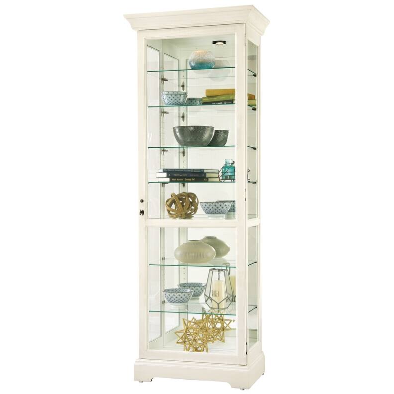 Howard Miller Chesterbrook I Curio Cabinet - Aged Linen