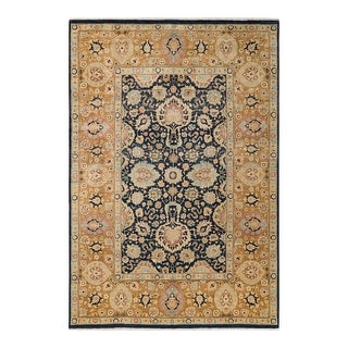 Overton Mogul, One-of-a-Kind Hand-Knotted Area Rug - Blue, 6' 1" x 9' 0" - 6'1" x 9'0"