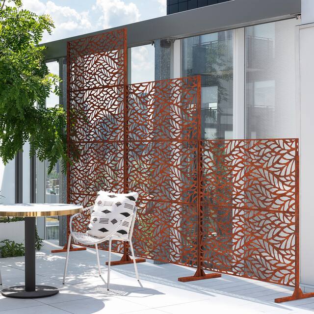 Veradek Corten Steel Screen Panel