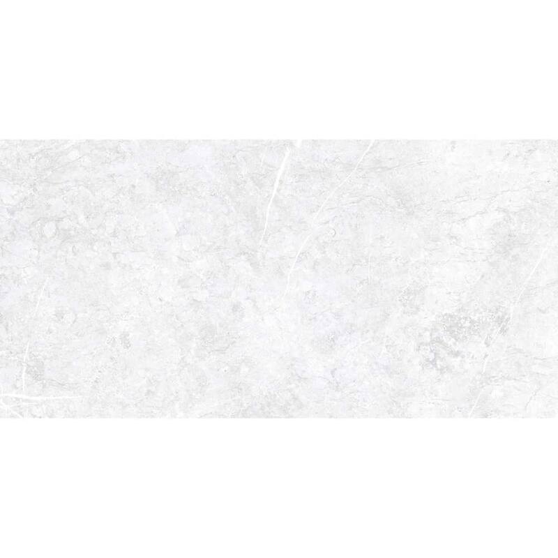 The Tile Life Opera 12x24 White Glossy Porcelain Floor & Wall Tile