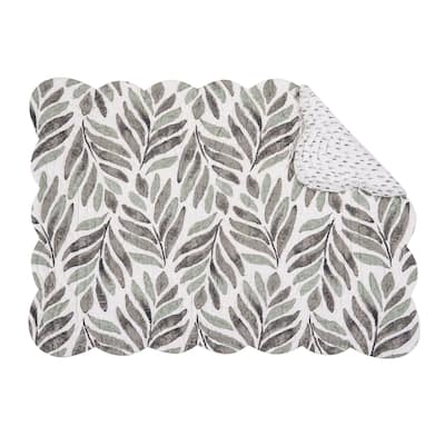 Blair Single Placemat, 13" x 19" - Grey
