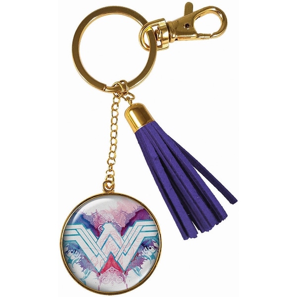 Spoontiques 17659 wonder woman pink keychain