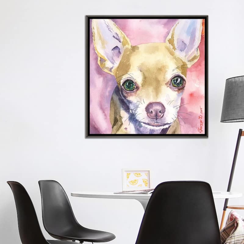 iCanvas "Chihuahua" by George Dyachenko Framed
