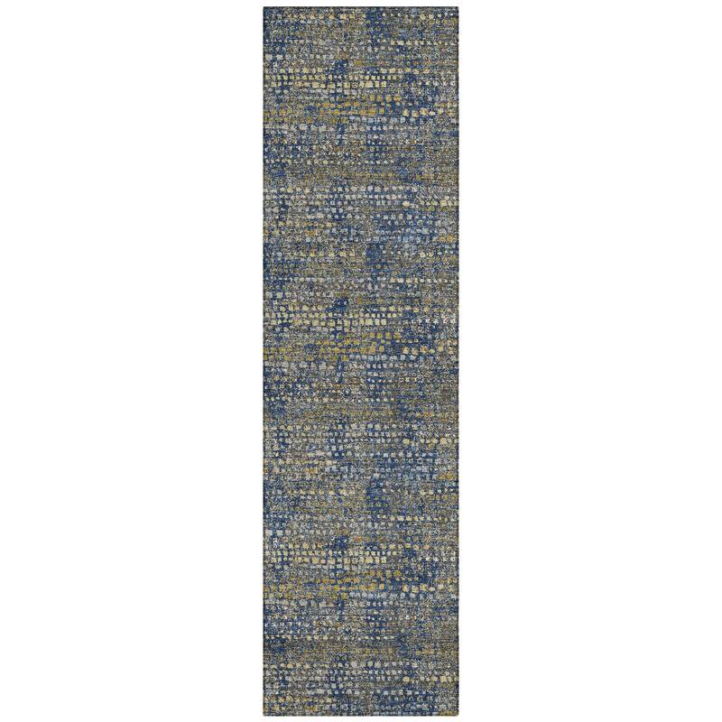 Machine Washable Indoor/ Outdoor Casual Kersey Chantille Rug