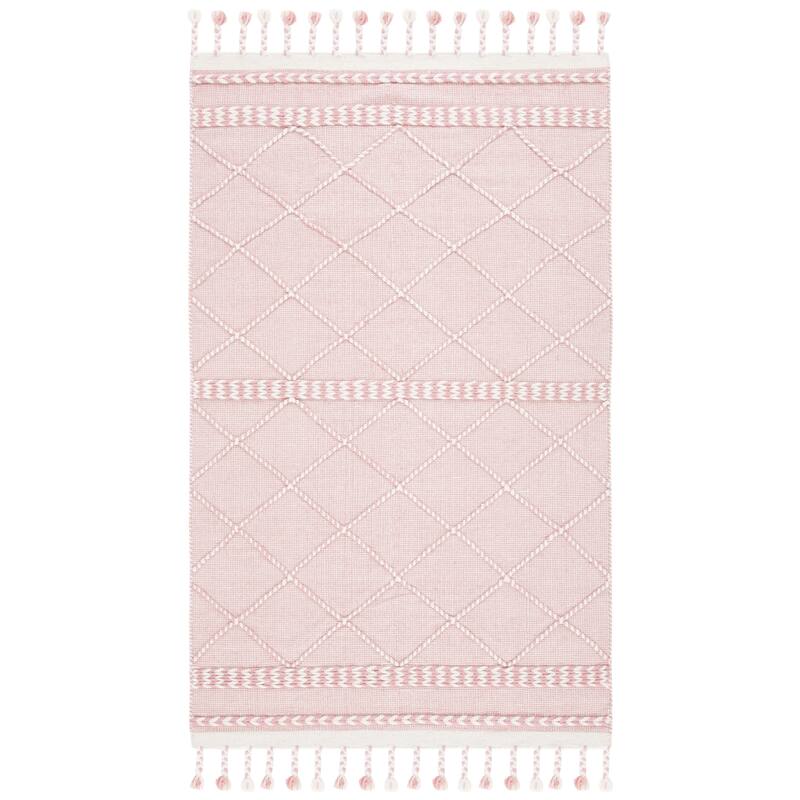 SAFAVIEH Handmade Casablanca Caty Moroccan Wool Tassel Rug