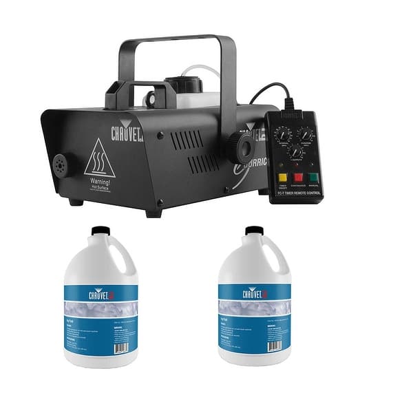 Chauvet DJ Hurricane Fog/Smoke Machine and 1 Gallon Bottle of Fog Fluid
