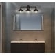 preview thumbnail 3 of 10, July 26.5" 3-light Metal Vanity Light, Oil Rubbed Bronze by JONATHAN Y
