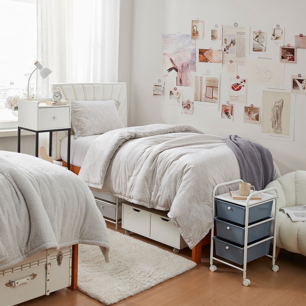 Daydreamer - Coma Inducer® Oversized Comforter Set - Taupe Etch