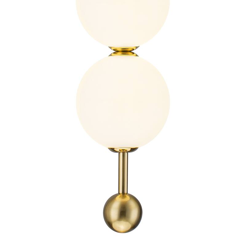 Dual Globe LED Pendant Light Dimmable Modern Hanging Fixture