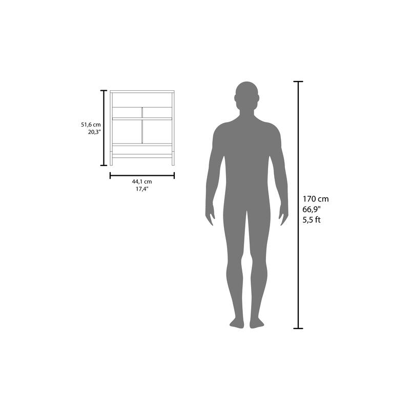 Space-Saving Wall-Mounted Medicine Cabinet with 2 Shelves and 2 Doors, White Finish, Compact Design