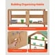 preview thumbnail 15 of 26, UIMOSO Mud Kitchen for Kids, Wooden Toy Play Kitchen Set, Outdoor Toddler Grocery Store Playset, Pretend Play Kitchen