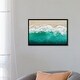 preview thumbnail 15 of 13, iCanvas "Teal Ocean Waves From Above I" by Maggie Olsen Framed