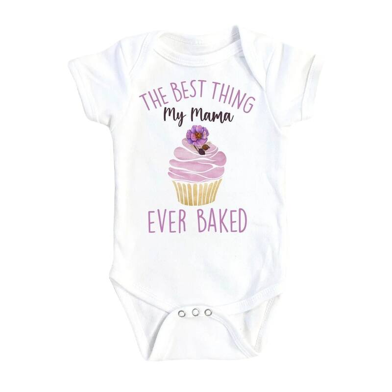Baking Purple - Baby Boy Girl Clothes Infant Bodysuit Funny Cute Newborn - Natural - Newborn