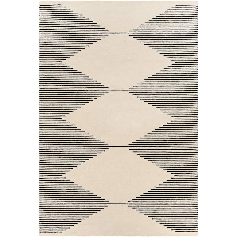 Livabliss Zepp Modern Wool Handmade Area Rug