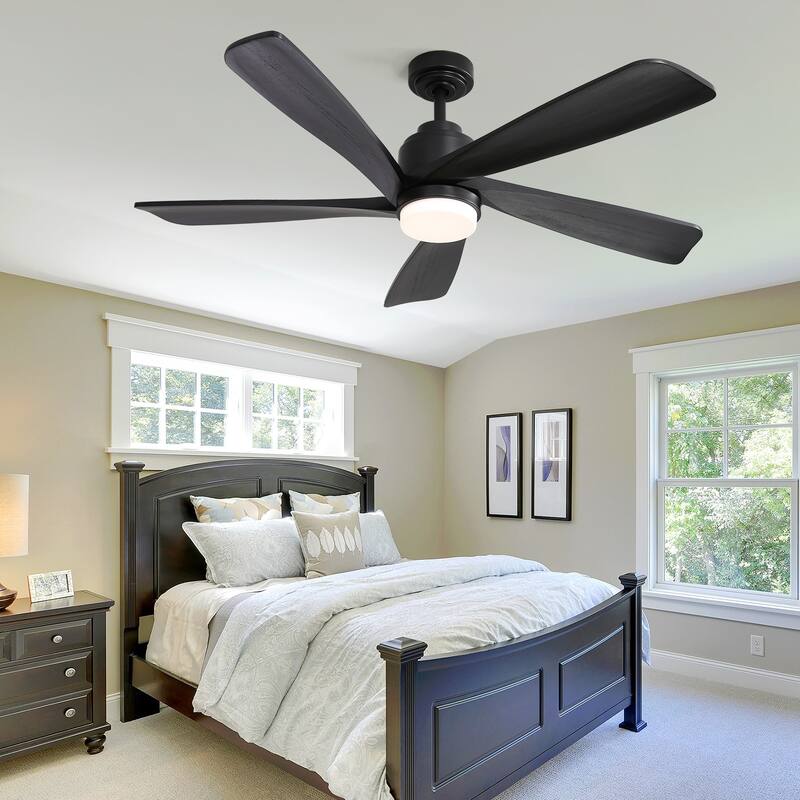 Modern Ceiling Fan With Light Smart Life APP Remote Control Timer For Alexa Google Bedroom Farmhouse