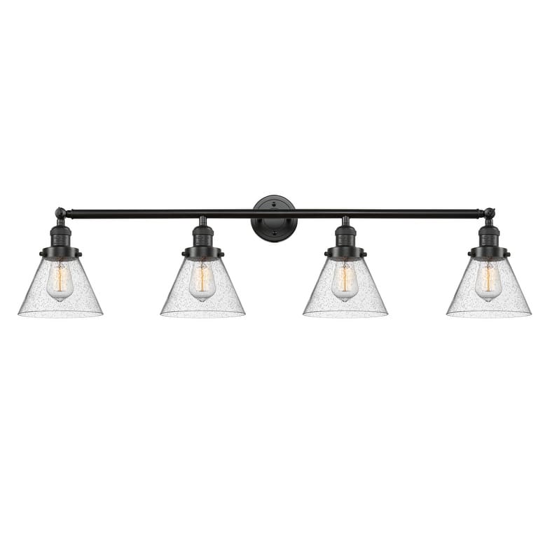 Innovations Lighting Large Cone 4 Light 44" Wide Bathroom Vanity Light