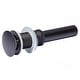 preview thumbnail 5 of 5, Round 15-in Stainless Steel Vessel Sink in Black with Drain