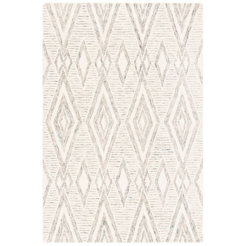 SAFAVIEH Handmade Micro-Loop Eduartina Wool Rug