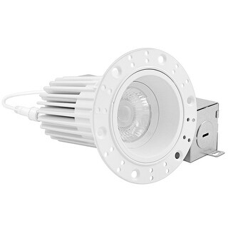 Luxrite 2 Inch LED Trimless Recessed Light, 5CCT 2700K-5000K, 1000LM ...