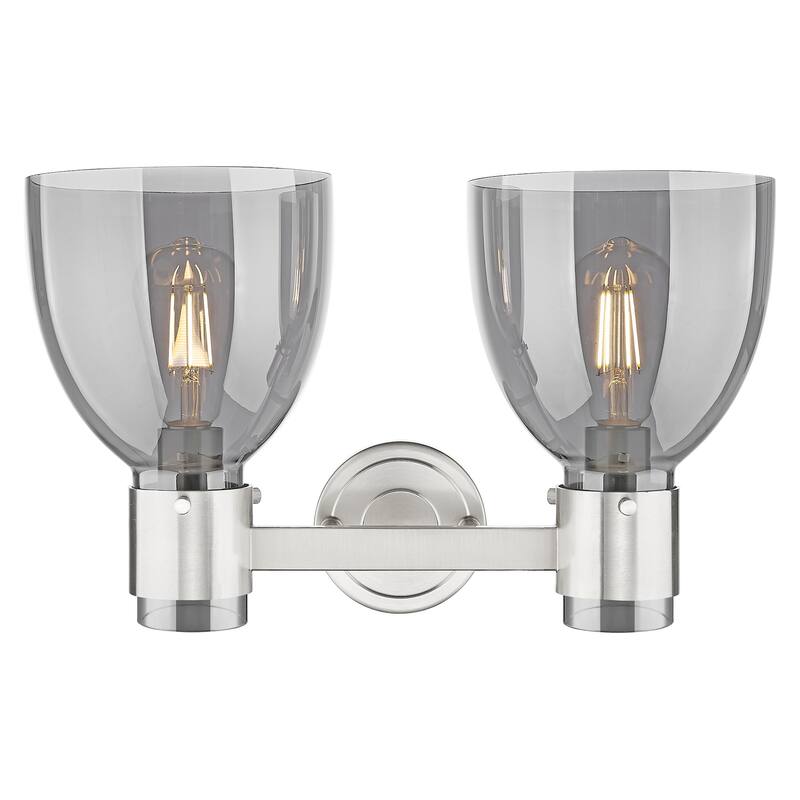 Innovations Lighting 464-2W-G464D-7SM Lawton Bell 2 Light 16" Wide