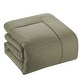preview thumbnail 9 of 58, Soft Dobby 8-piece Striped Down Alternative Bed-in-a-Bag Set w/ Sheets