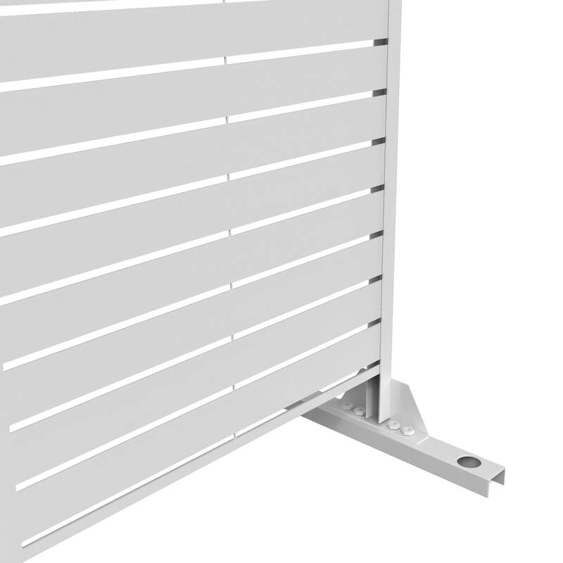 Outdoor Metal Privacy Screen Panel Free Standing