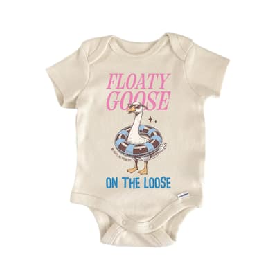 Floaty Silly Goose - Baby Bodysuit