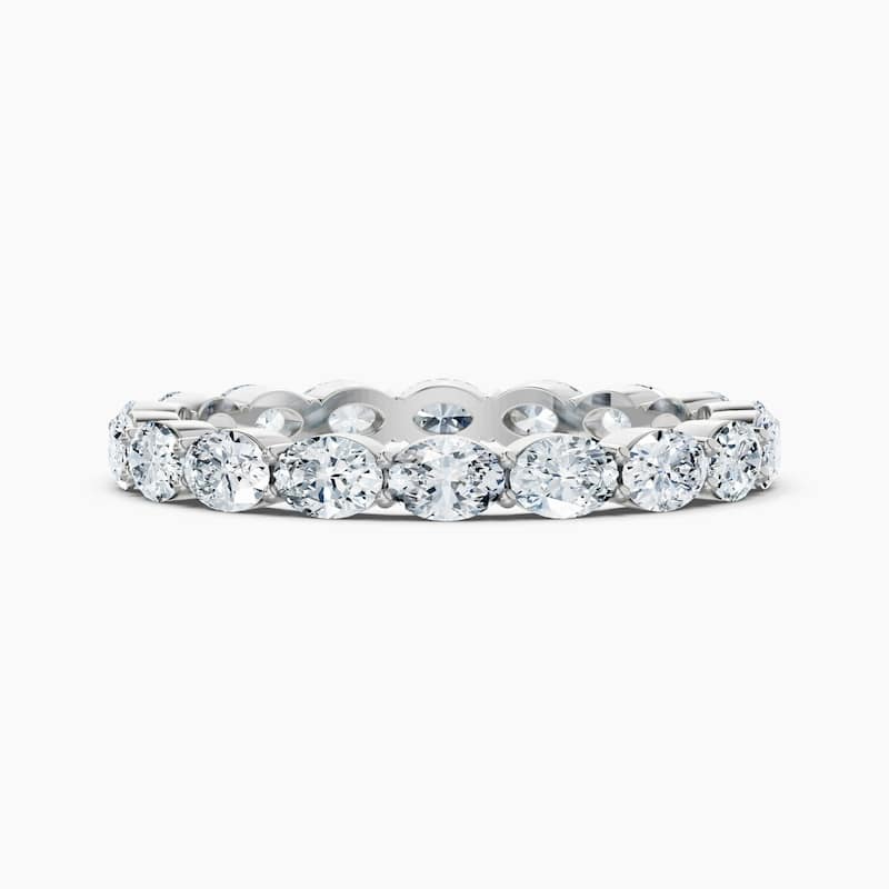 Auriya 14k Gold Oval East-West Lab Grown Diamond Eternity Band 1.80 - 7.50 ct. tw. (F-G, VS) - 1.80 ct. wt. - 7 - White
