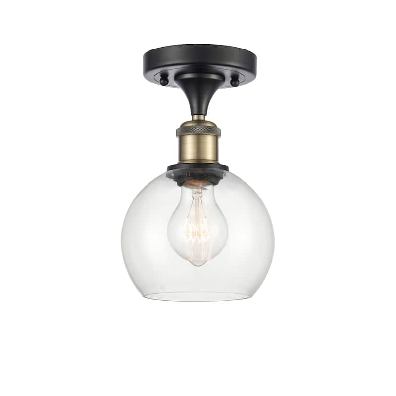 Innovations Lighting Athens - 1 Light 6" Semi-Flush Mount