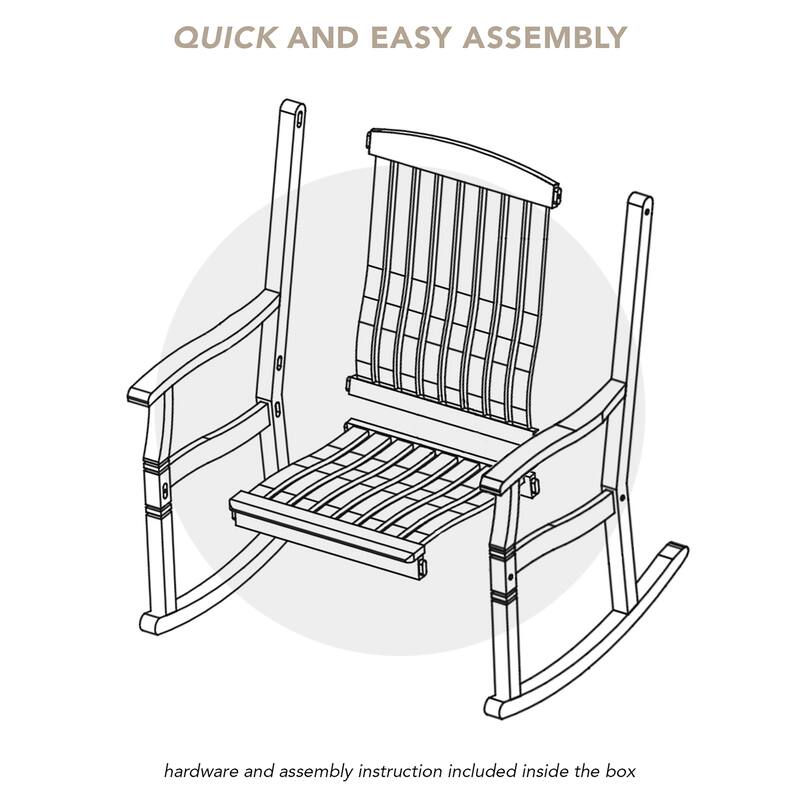 Cambridge Casual Clovis 3-piece Teak Rocking Chair Set
