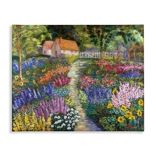 Stupell Floral Cottage Gardens Canvas Wall Art Design by Alexi Fine ...
